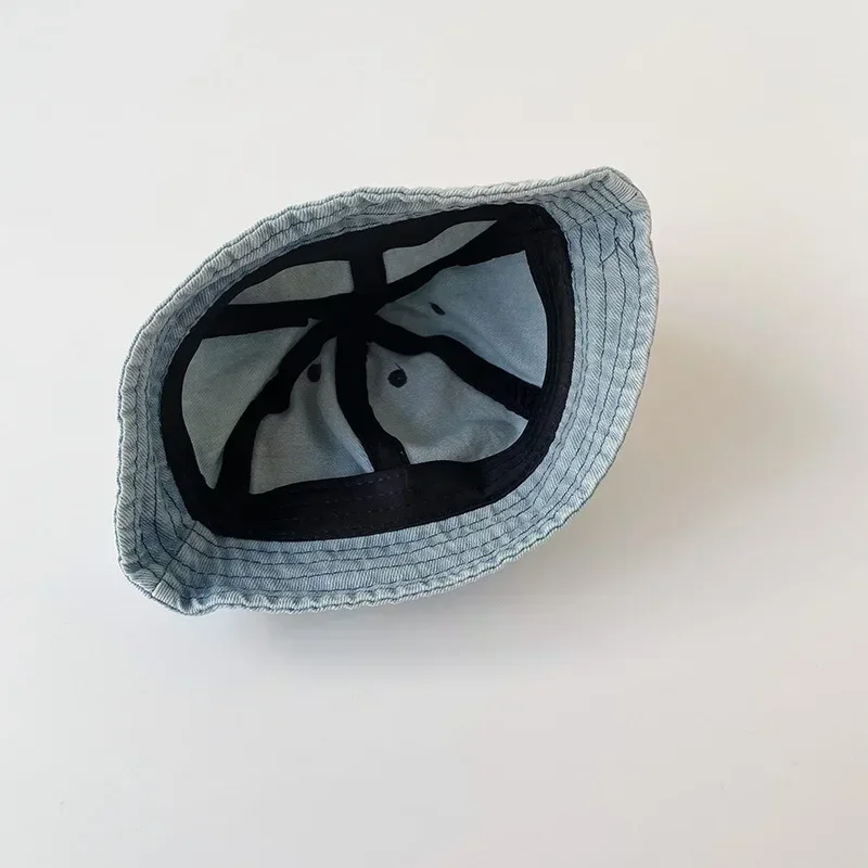 Mode Cowboy Emmer Hoed Zachte Jongens Meisjes Zonnehoed Kinderen Panama Strandpet Kinderen Visser Caps Opvouwbare Emmer Zonnescherm Hoeden