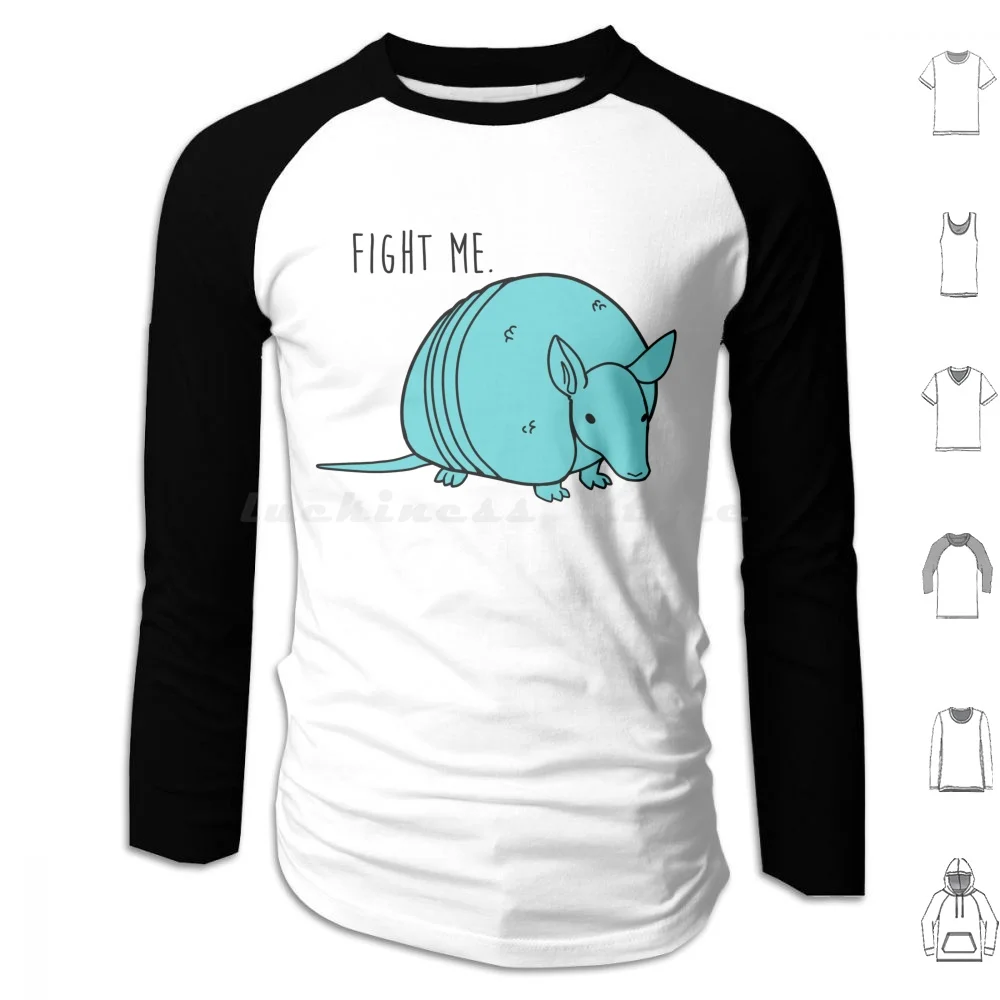 

1v1 Armadillo Hoodies Long Sleeve Armadillo Cute Animal