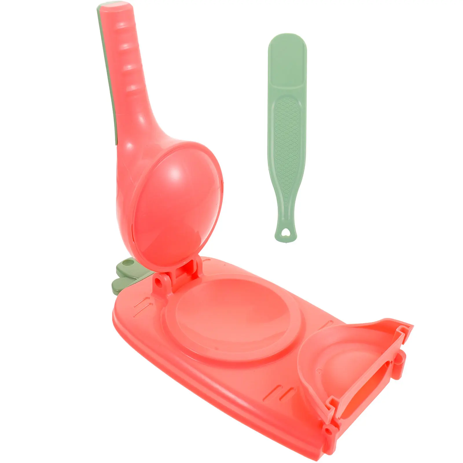 1Set Premium Dumpling Press Tool Non-Stick Dough Presser Ergonomic Handle for Dumpling Skin Making Biscuits Pasties Kitchen