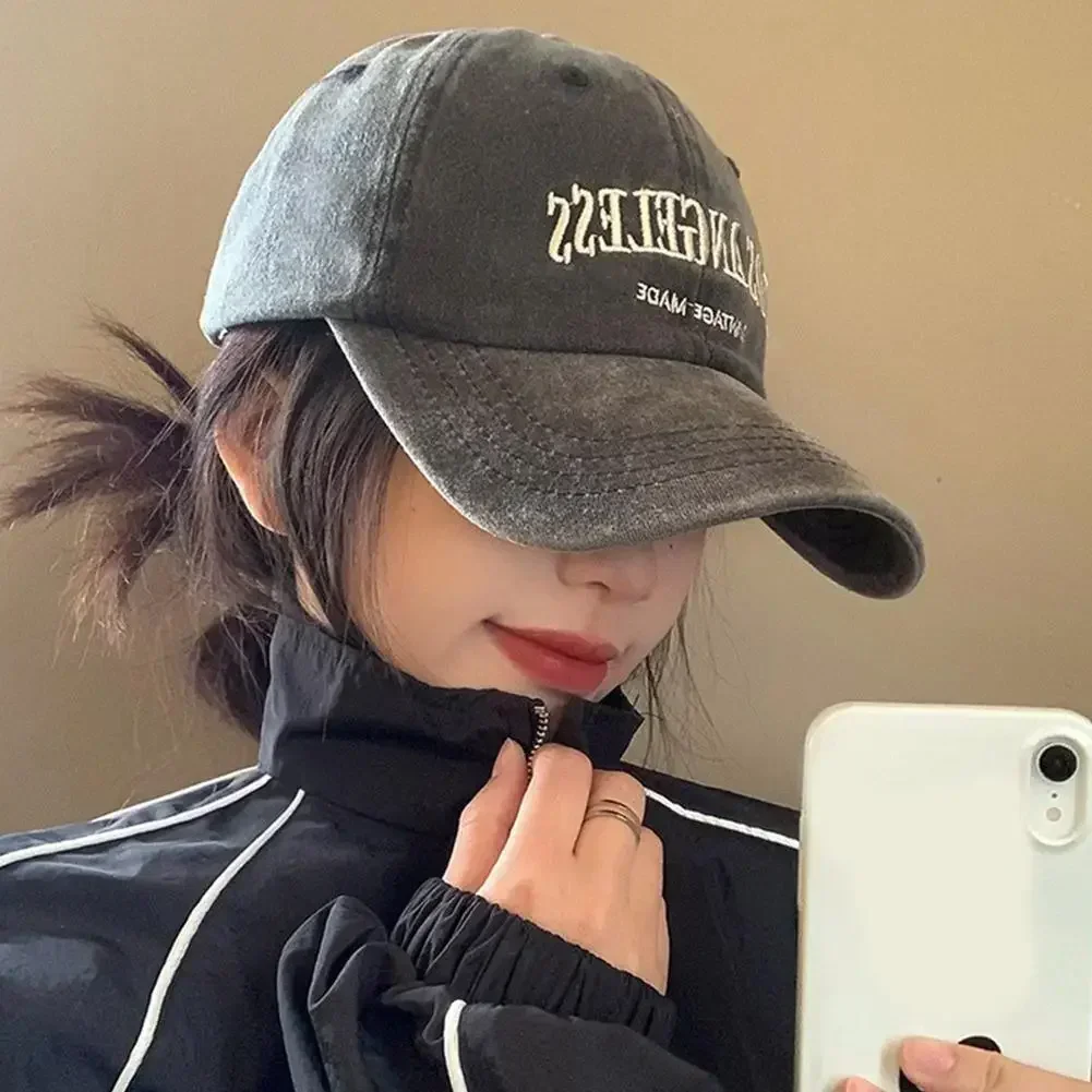 Los Angeles Women Fashion Casual Baseball Cap Cotton Soft Top Hats For Men Unisex Embroidery Snapback Hat Hiking Sunscreen Caps