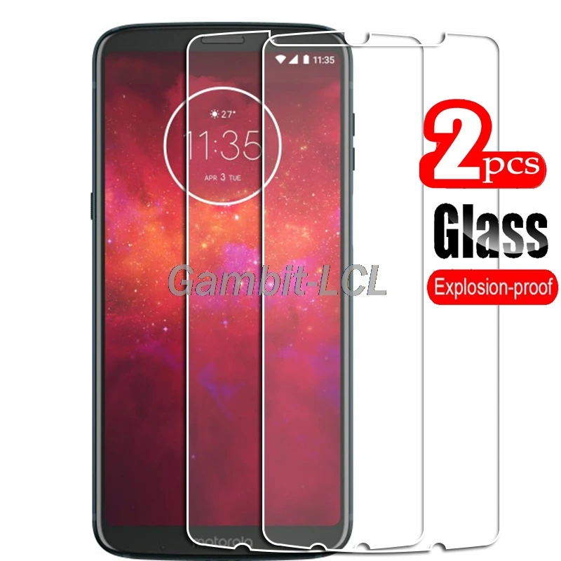 For Motorola Moto Z3 Play Tempered Glass Protective ON XT1929 6NCH Screen Protector Smart Phone Cover  Film