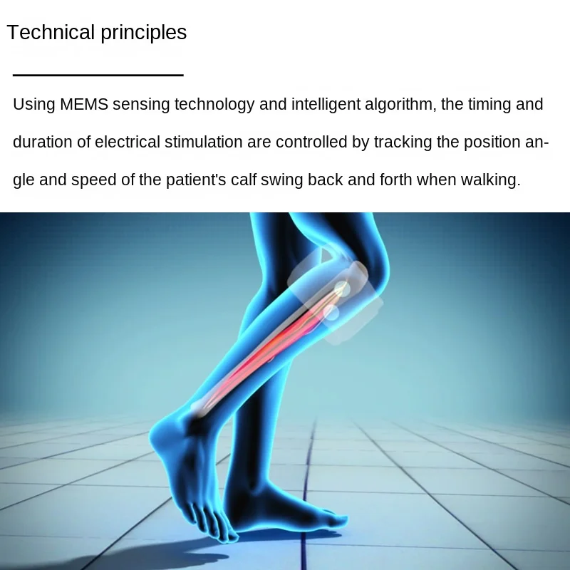 Foot Drooping Orthopedic Instrument Intelligent Rehabilitation Walker Instrument Foot inside and outside Turn Low Frequency