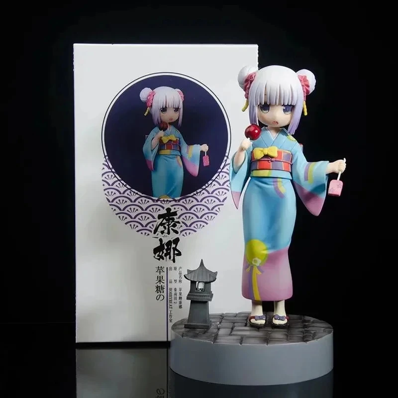 Miss Kobayashi's Dragon Maid Kanna Kamui Action Figure 1/8 Scale Painted Figure Kimono Version PVC Figure Toy Brinquedos Anime