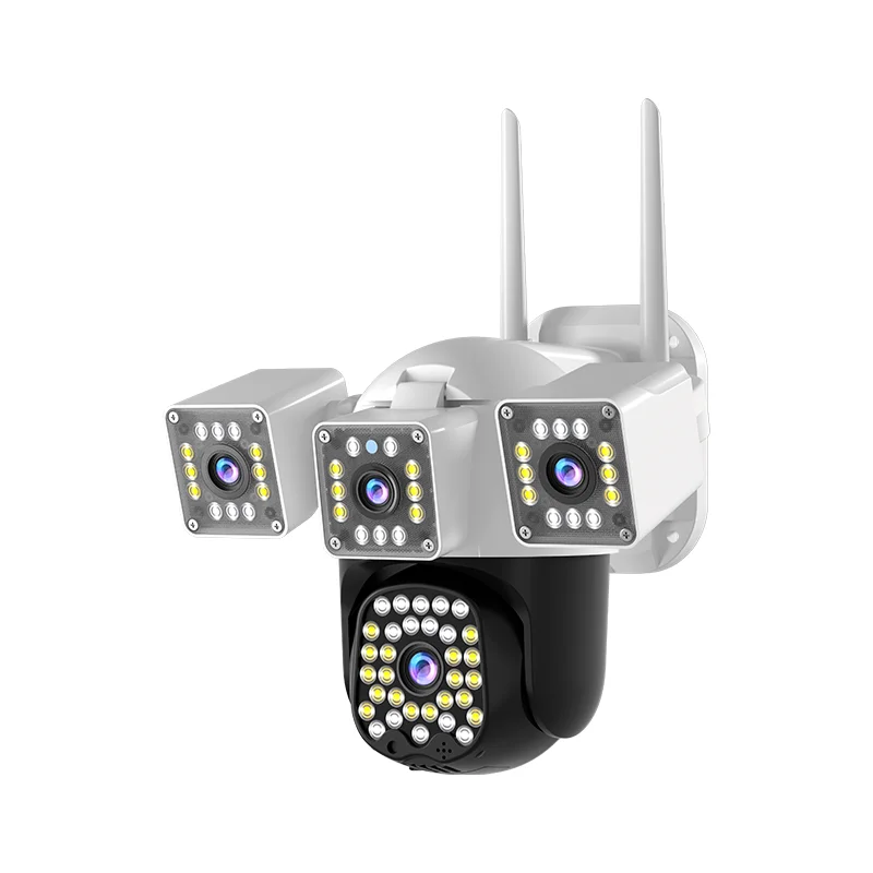 V360pro APP 6MP Tri-lens Full Color WIFI IP Dome Camera AI Humanoid Detection Home Security CCTV Baby Monitor