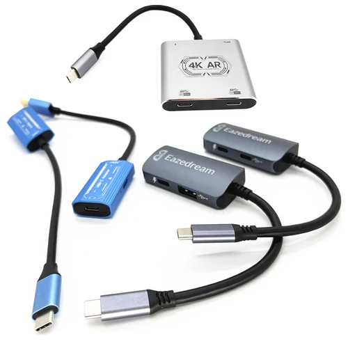 Imagen 2 del producto AR Glasses Hub sin costuras multidispositivo tipo C adaptador de carga compatible con HDMI para Xreal Beam Viture Rokid Station Rayneo XR USB-C