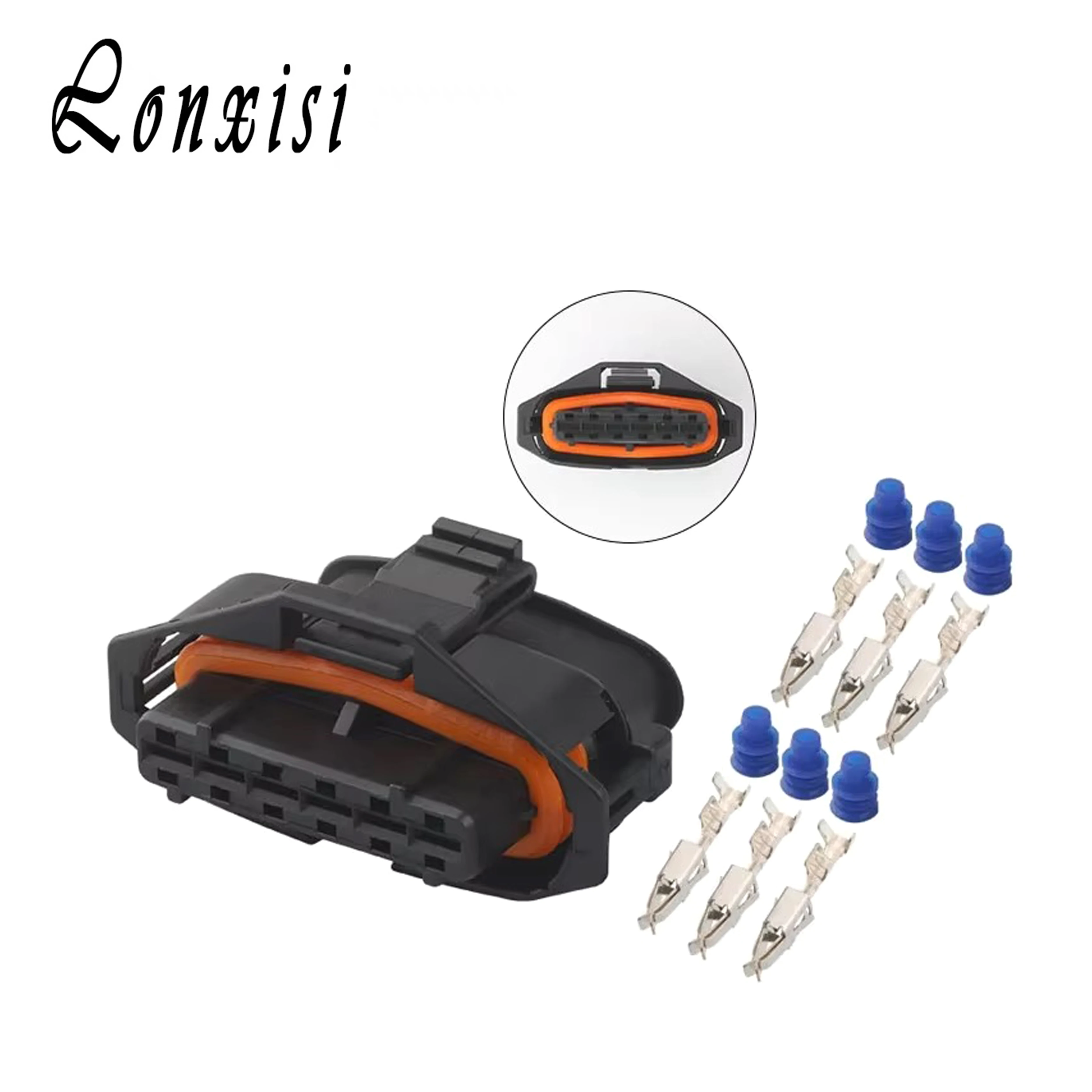 

1/5/10/20 Sets 6 Pin 3.5mm Waterproof Electrical Accelerator Pedal Sensor Wiring Plug 936394-2 Auto Wiring Connector 1928404629