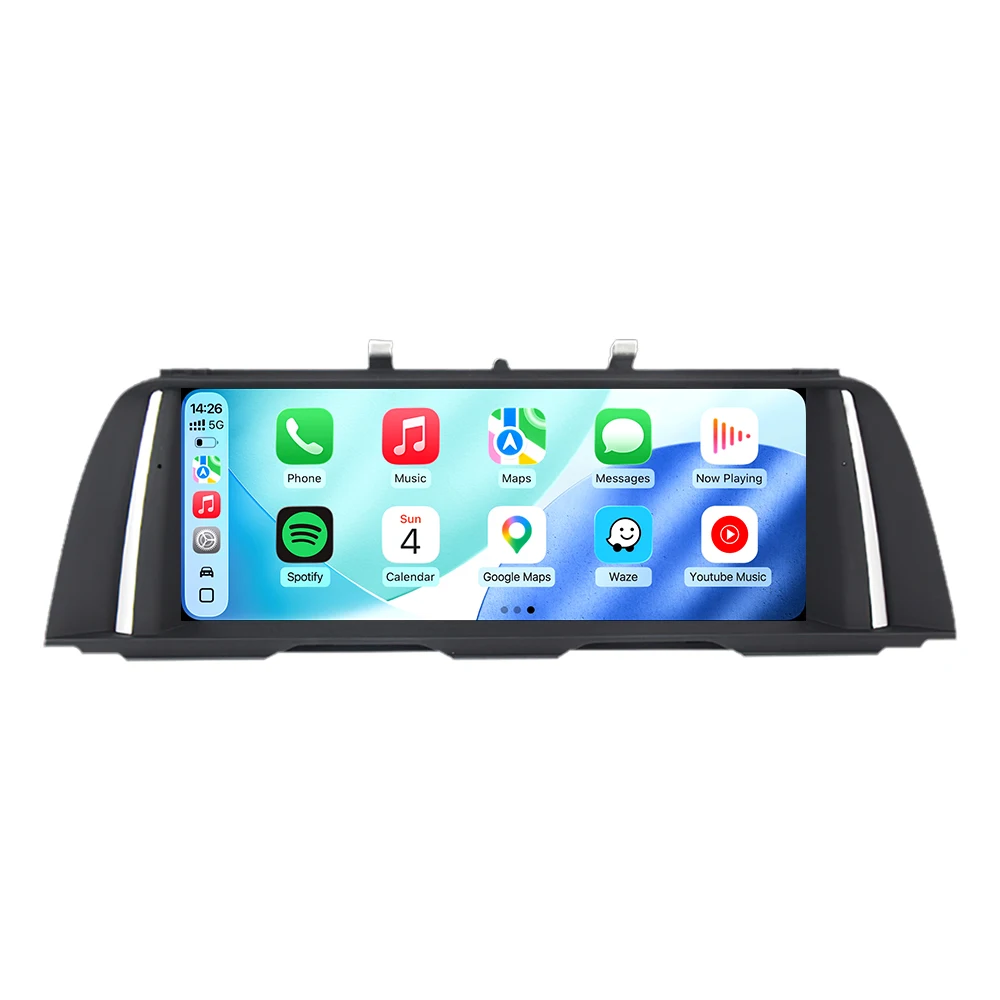 MEKEDE 10,25 Zoll Linux-System Autoradio für BMW 5er F10 F11 2012-2017 WIFI BT Wireless CarPlay Android Auto GPS-Navigation QLED-Touchscreen Autoradio unterstützt Lenkradsteuerung SWC Mirror Link
