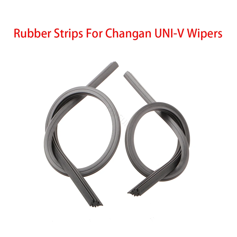 

1Set Car Wiper Refill Rubber Strip For Changan UNI-V 2022 2023 2024 Wipers Blade Accessories