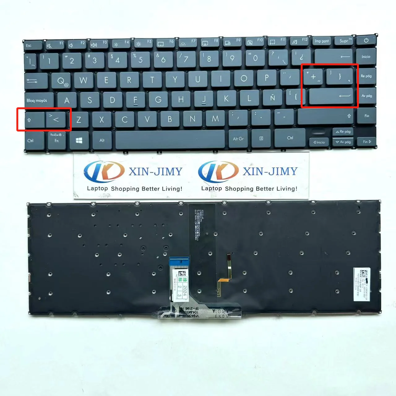 XIN-LA layout Backlight Laptop Keyboard For Asus ZenBook UX325 UX325E UX325EA UX325 With Backlit LA