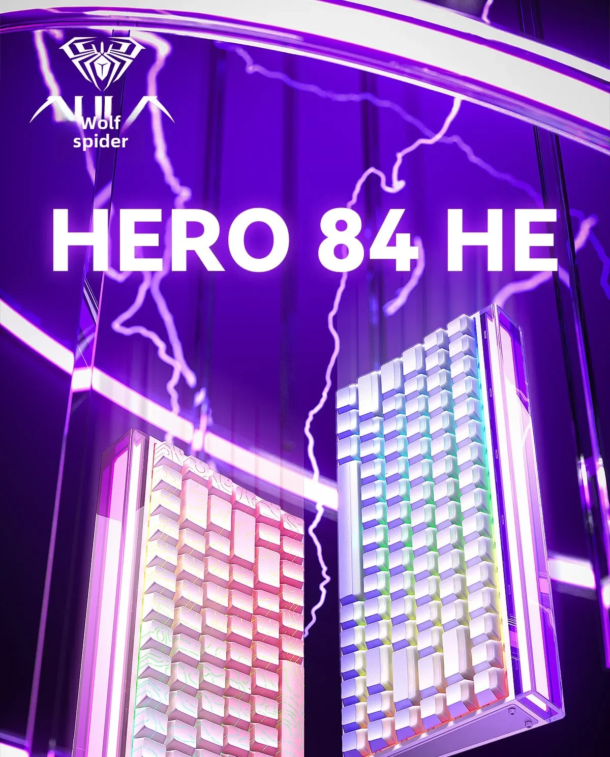 AULA Hero 84 HE Wired Mechanical Keyboard 8000Hz Magnetic Switches