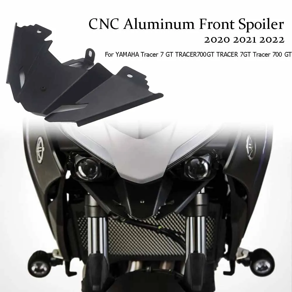 For YAMAHA Tracer 7 GT TRACER700GT TRACER 7GT Tracer 700 GT 2020 2021 2022 Accessories Motorcycle CNC Aluminum Front Spoiler