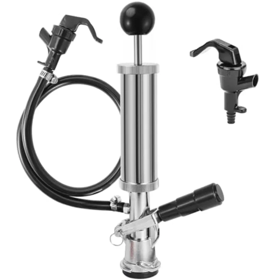 

Помпа для пивных кег 4 дюйма, система D-типа, для кегераторов Sankey (США), с нержавеющим зондом-соединителем и пивным краном, с пивным шлангом