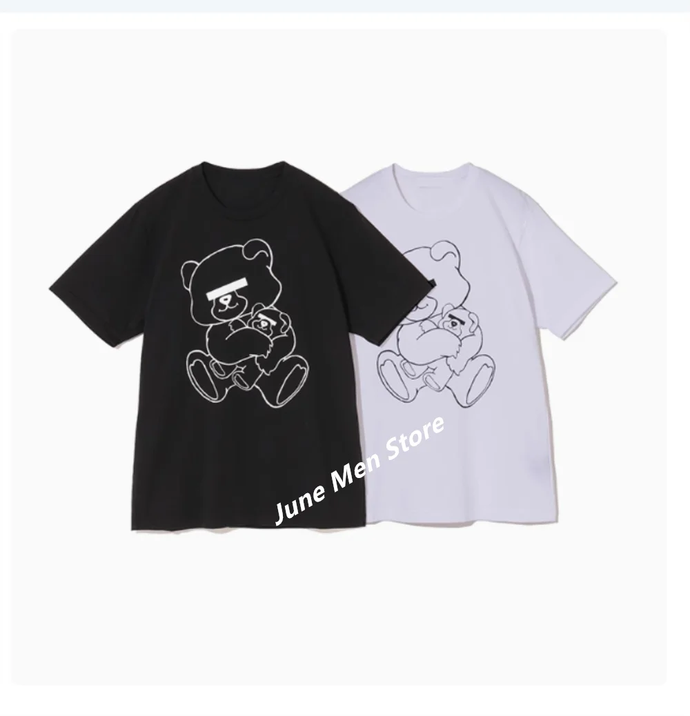 (Uniqlo）Teddy bear Undercover Cotton Tshirt Men Streetwear Tshirt For Kid T Shirt Summer Men Cotton Oversized Tshirt Men Clothes