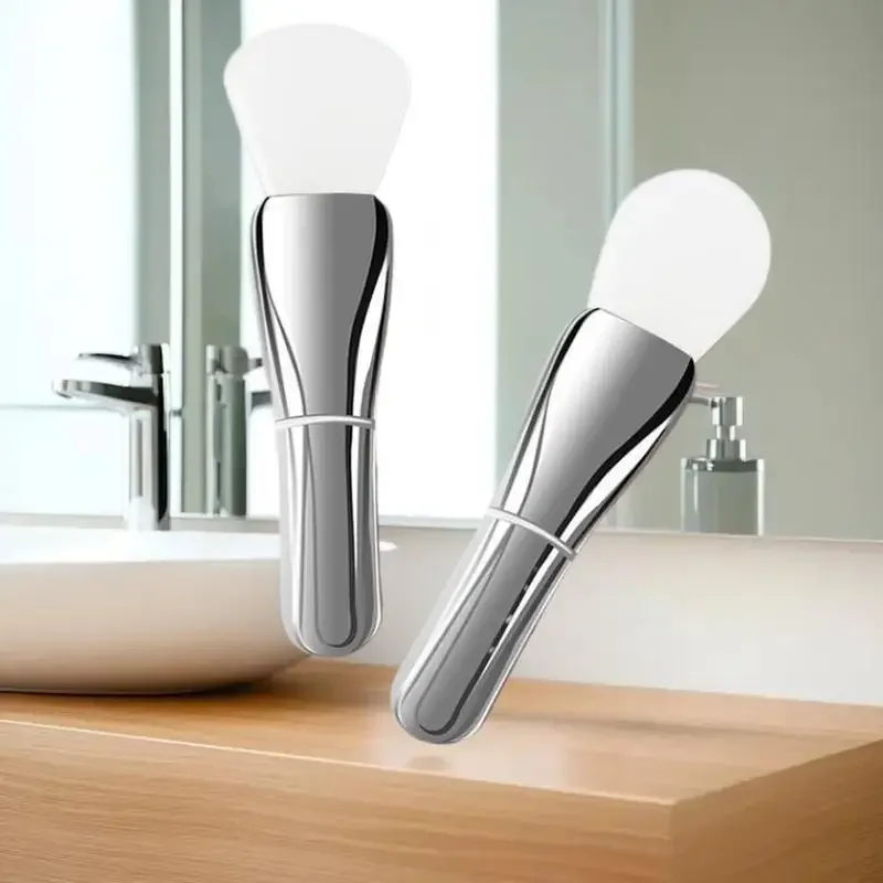 Cepillo aplicador de máscara Diy de silicona, cepillo de maquillaje refrescante para salón de belleza, cepillo de cabeza suave, espátula de maquillaje de belleza, herramienta de belleza Facial