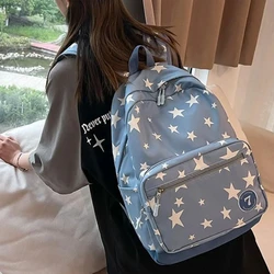 Hot Sale Large Capacity School Rucksack New Korean Style Star Travel Backpack Nylon Work Shoulder Bag