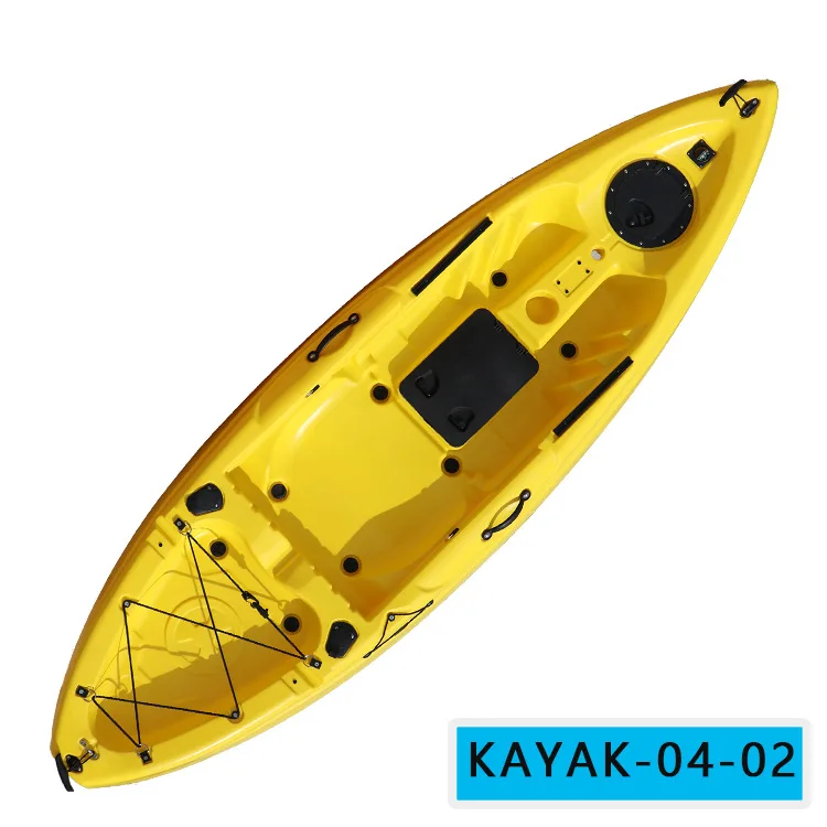New Model Single-person Fishing Kayak Used for  Open Platform Molded Plastic Recreational Kayak