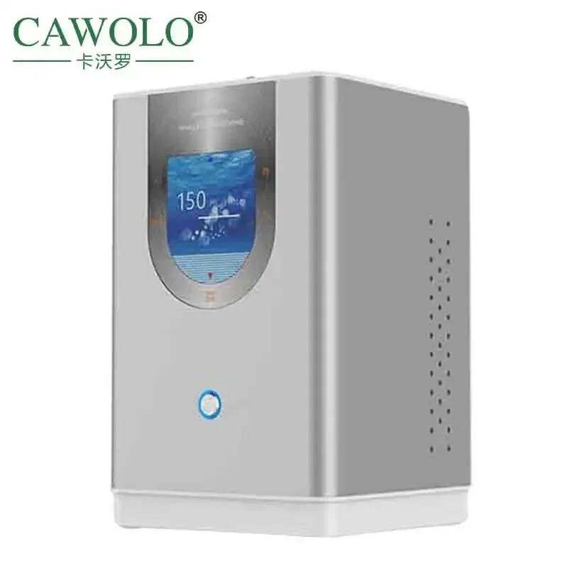 تصميم جديد اللون الأرجواني 150 مللي PEM Tech عالية النقاء الهيدروج التحليل الكهربائي المياه الهيدروج ga مولد مولد الهيدروج