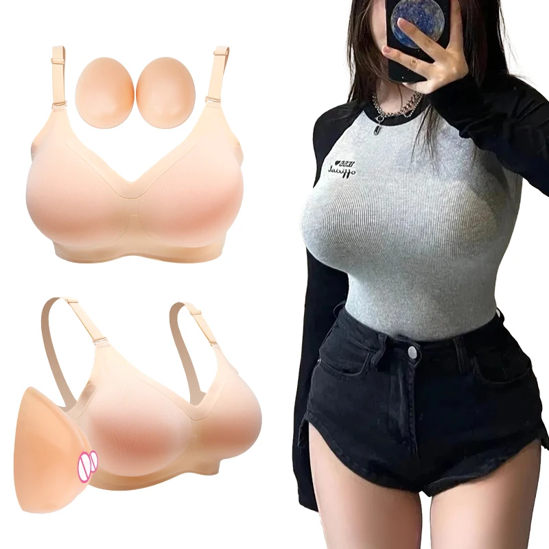 2015  Large Realistic Silicone False Breast  For Crossdresser Shemale Transgender Drag Queen Transvestite Mastectomy