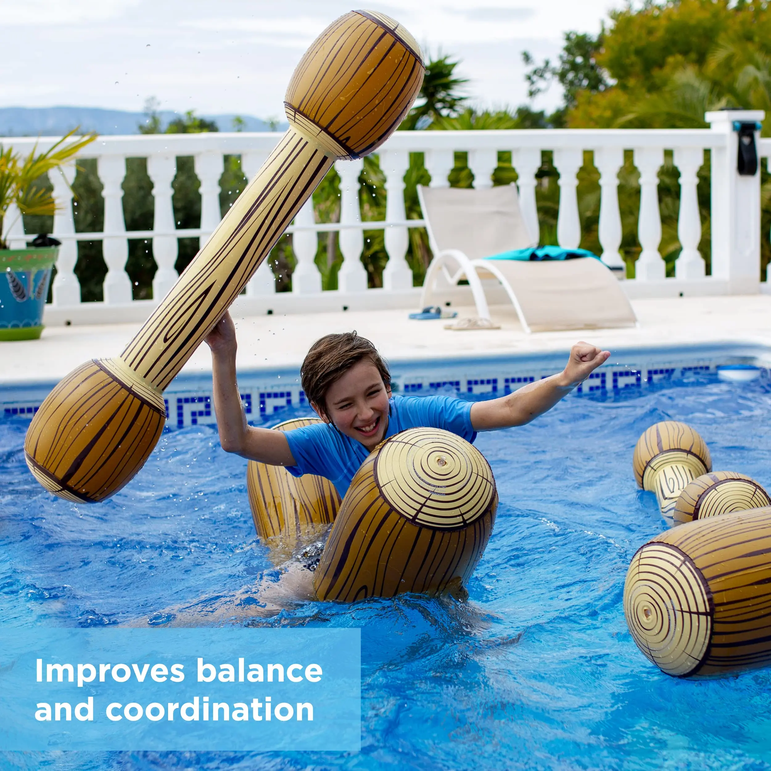 Jouet de rangée de flotteurs de combat en piscine, 2 joueurs, Sport aquatique, jeu gonflable flottant, anneau de natation, radeau de gladiateur pour enfants et adultes