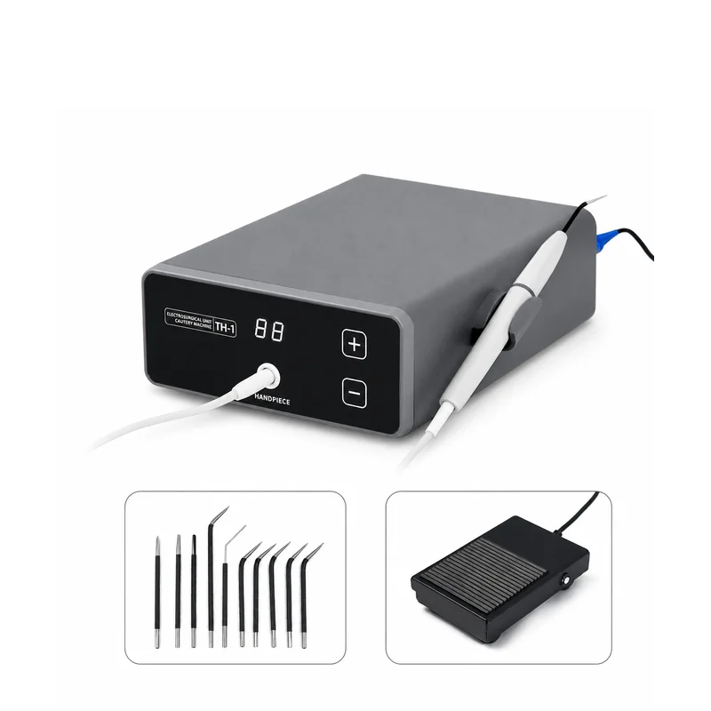 Dental Electrosurgery Unit 20W High Frequency Electrocautery 240KHz Cutting Coagulation Bloodless with Foot Switch AC110-220V