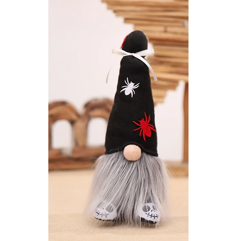 Promozione! Gnomi di Halloween peluche bambola senza volto ornamenti di sfondo fatti a mano leggeri per decorazioni per la casa della festa di Halloween