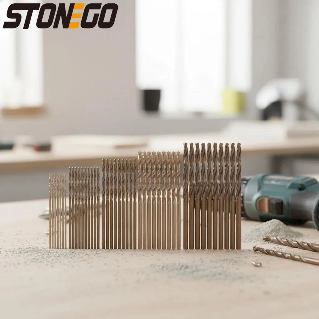 

Набор из 50 сверл M35 из кобальтовой стали, высокоскоростные HSS, экстремально термостойкие, с прямым хвостовиком