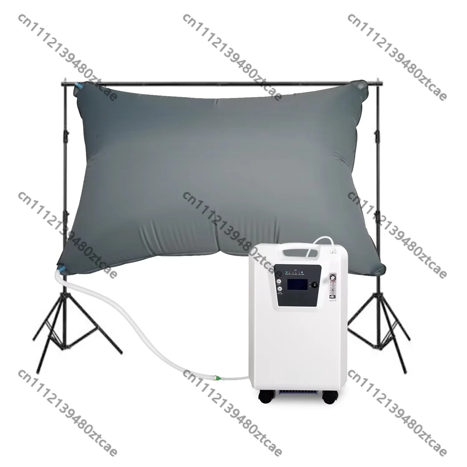 1000L Large Capacity Oxygen Storage Bag Oxygen Therapy Mask Body Rehabilitation Training Oxygen Breathing Accessory Set