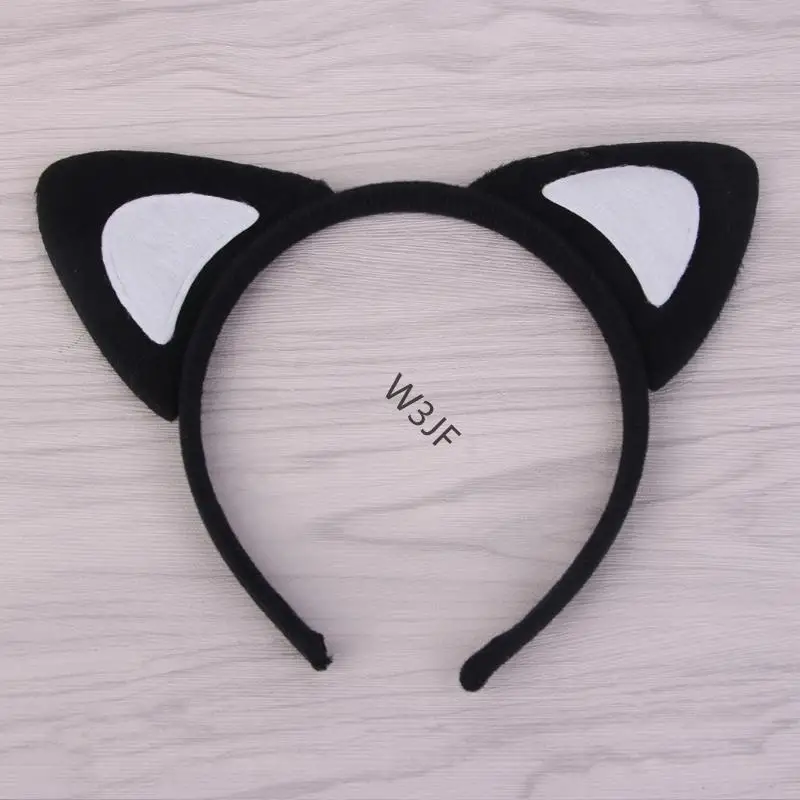 W3JF Festival Performance Headband Leopard for Cat Cartoon Leopard Kindergarten for Cat Ears Hoop