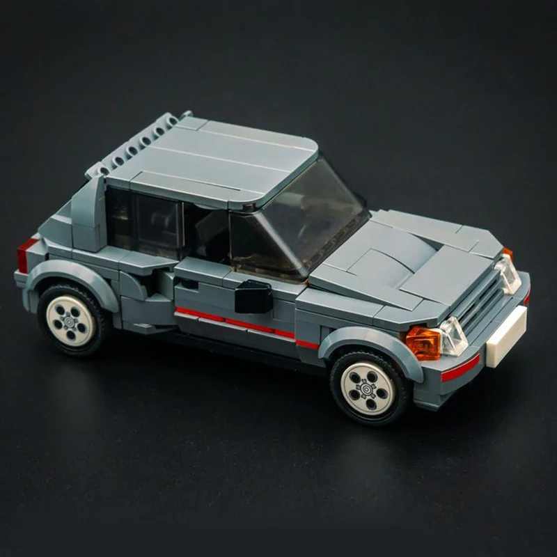 

Speed Racing Car Model MOC Building Bricks Retro Rally Racing Modular Technology Children Holiday Gifts Assemble Toys Suit