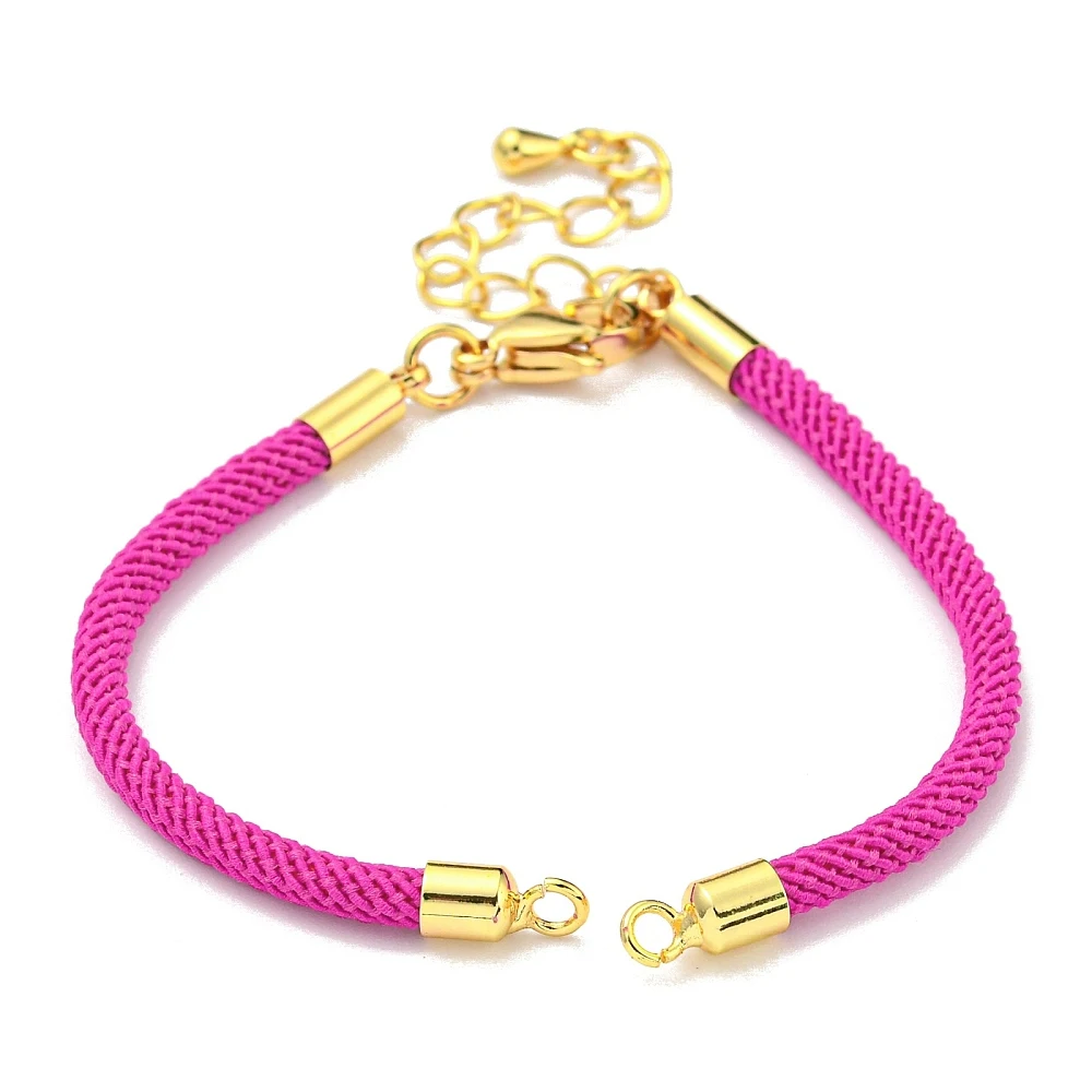 PandaHall 20-teiliges Nylon-Armband-Set, umweltfreundliche Messingbeschläge mit Karabinerverschlüssen für die Herstellung von DIY-Schmuckarmbändern – Detail 10