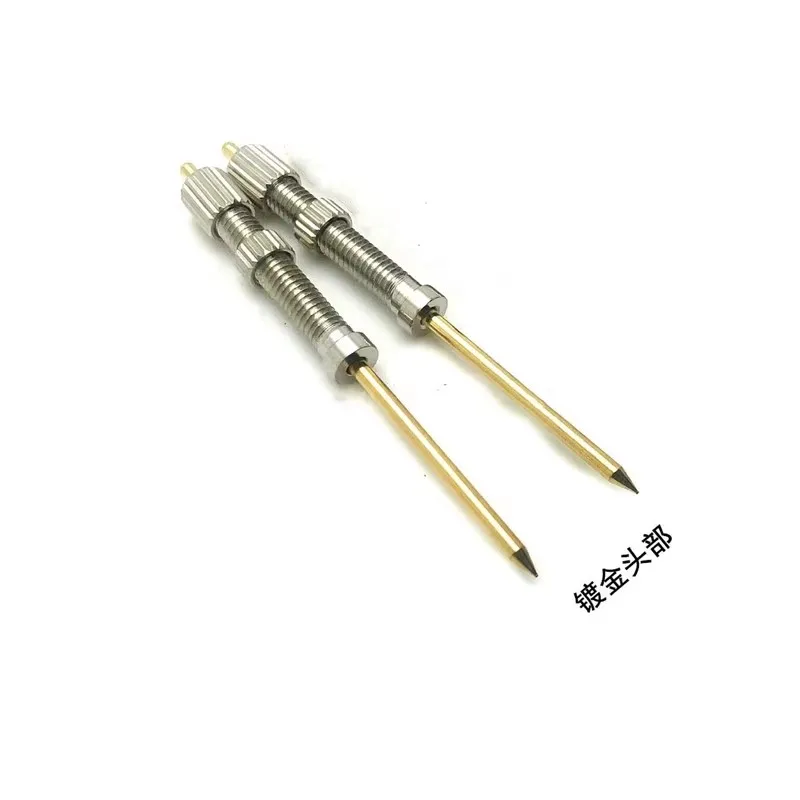 1pcs Threaded Probe 186-B Tip Adjustable Height Threaded Needle Length 58MM Spring Telescopic Needle