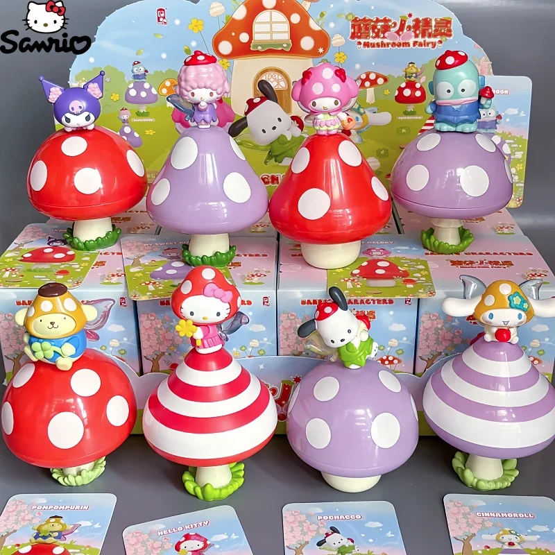 

New Product Launched:Mushroom Elf Secret Garden Series Blind Box Kuromi Kitty Ornament Cute Handmade Collection Desktop Ornament