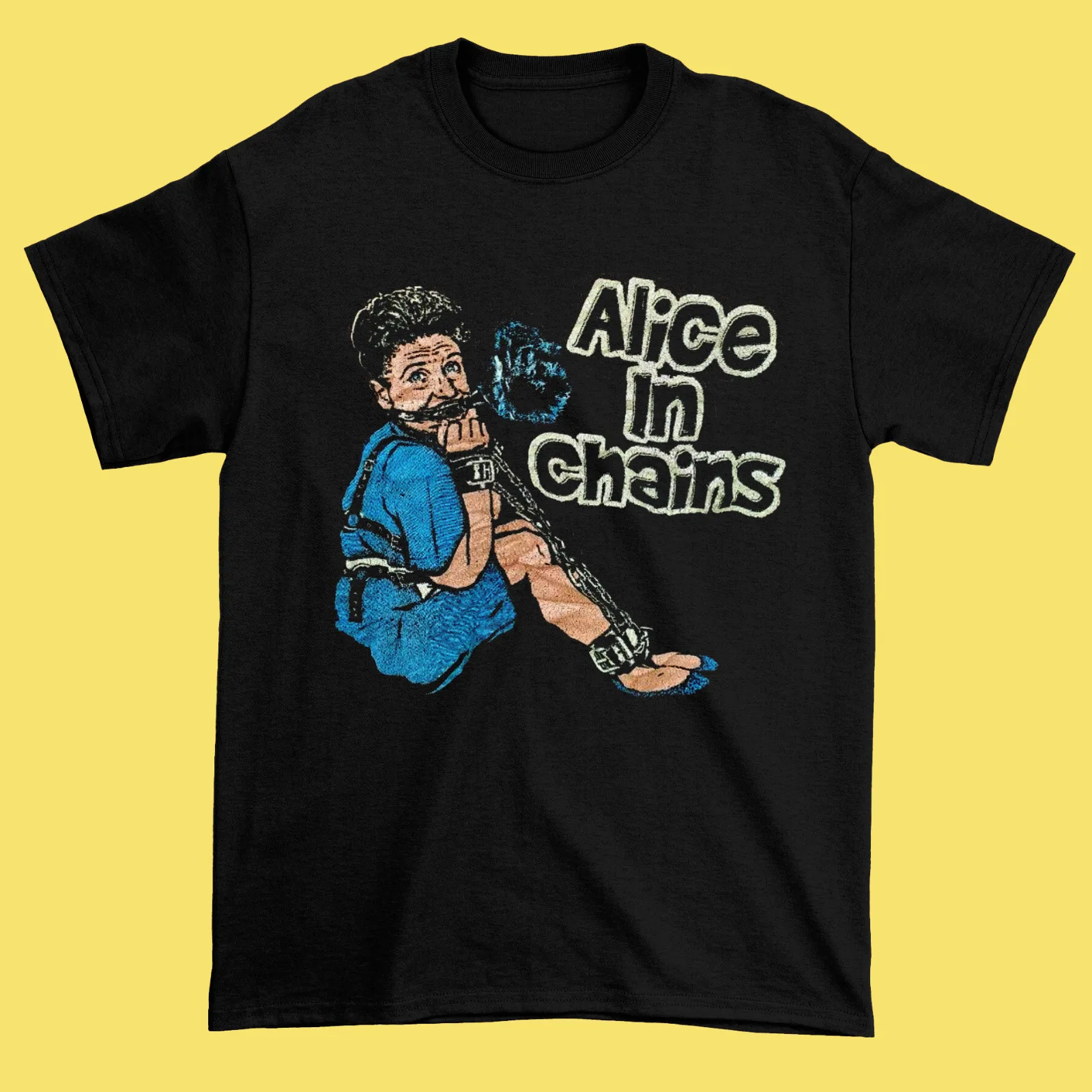 New Alice in Chains S-234XL black Short Sleeve Unisex SHirt E501