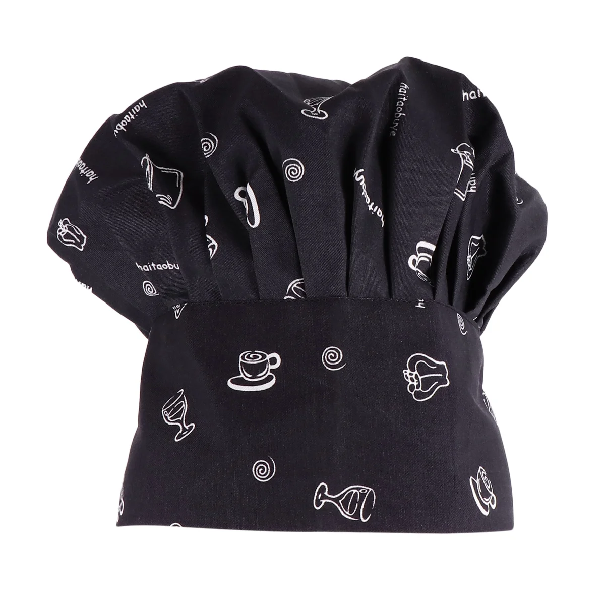 Chapeau de Chef léger en coton et Polyester, Design champignon, bord rabattu épais, uniforme de cuisinier pour la cuisine, les travailleurs de Restaurant, 1 pièce