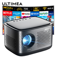 ULTIMEA Full HD 1080P Projector 4K Video Projector with Netflix, Auto Focus&Auto Keystone Correction PK DLP Home Theater Beamer