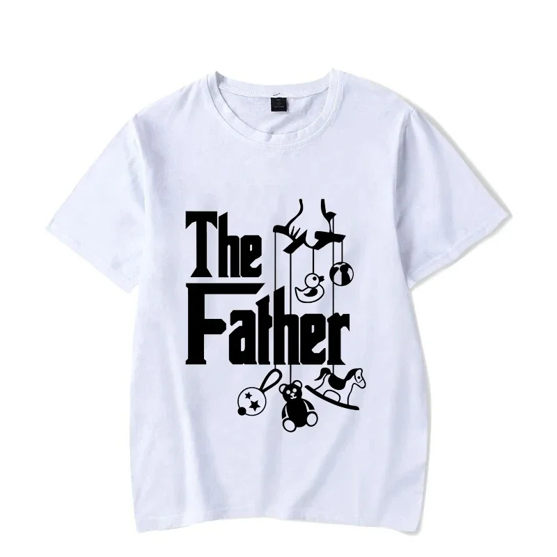 The Father Funny Father's Day T-shirt for New dad First Time Classic T Men Homme Oversized T Graphic 31611