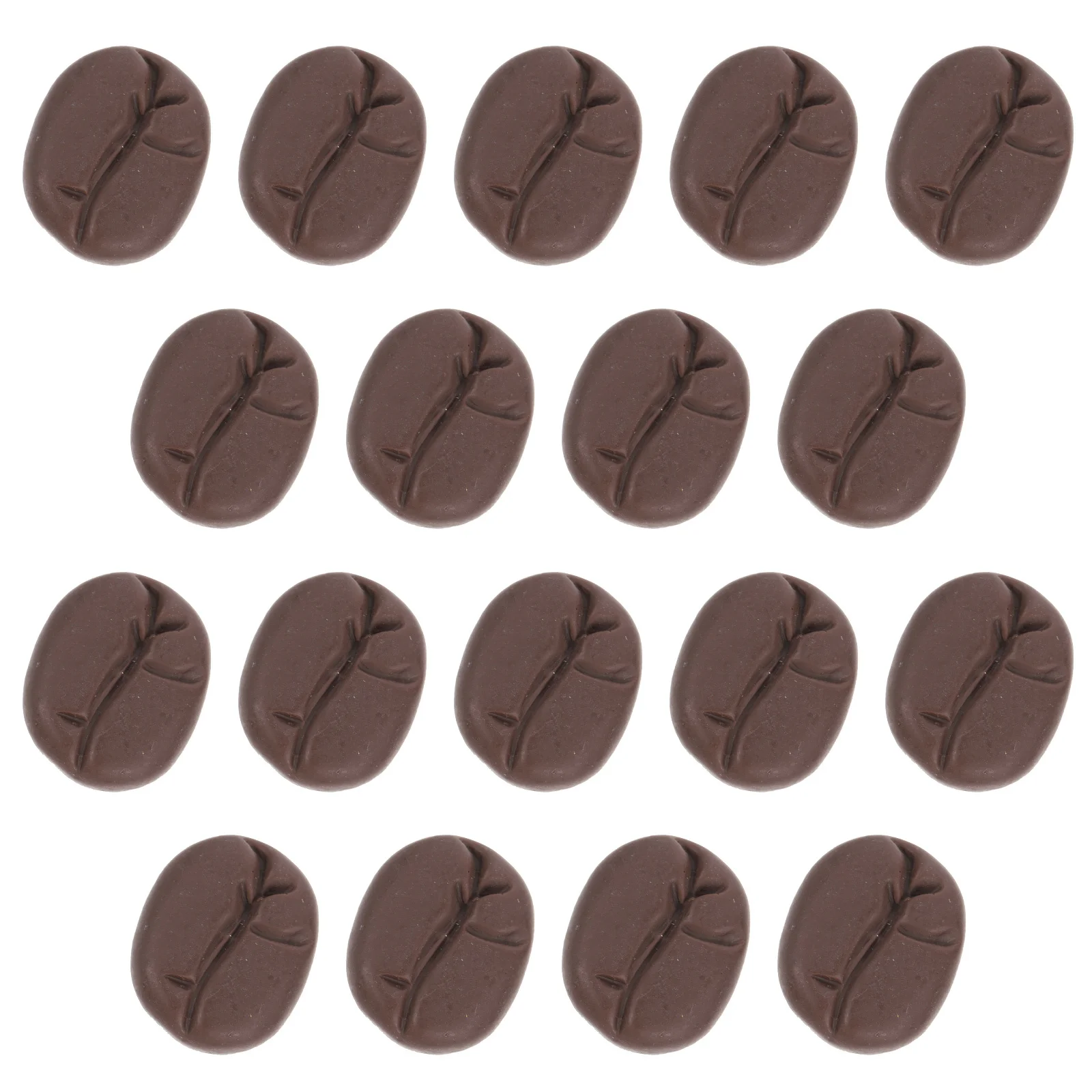 

50Pcs Coffee Bean Simulation Realistic Fake Food Coffee Decor Bakery Display Party Photo Prop Pretend Kitchen Accessories