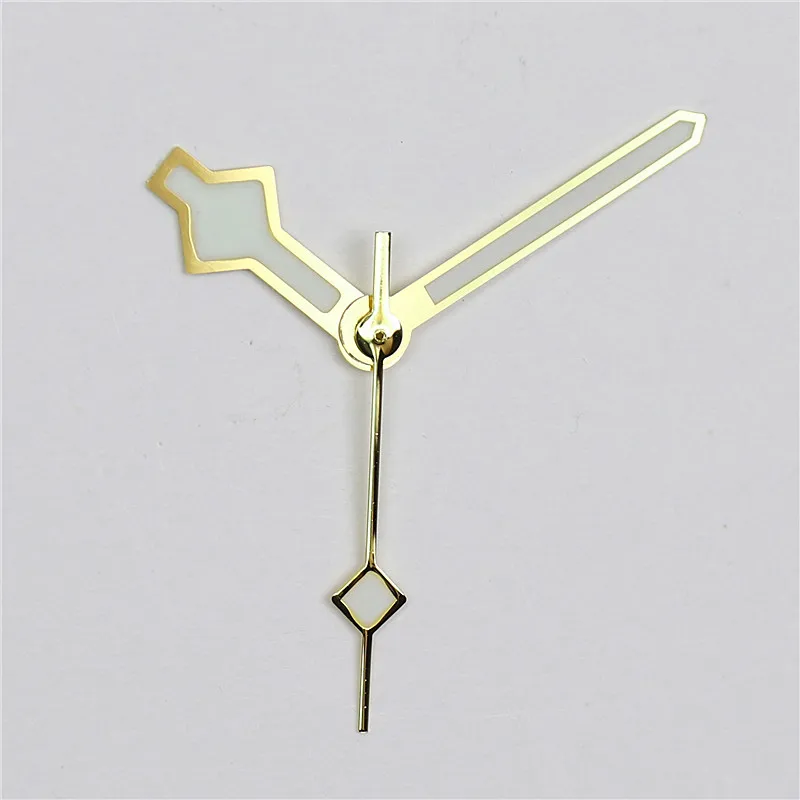 ساعة يد ذهبية فضية مصقولة عالية الجودة C3 Bgw9 أخضر أزرق مشرق مضيئة لحركة Nh35 Nh36 NH34 Skx تعديل اليد