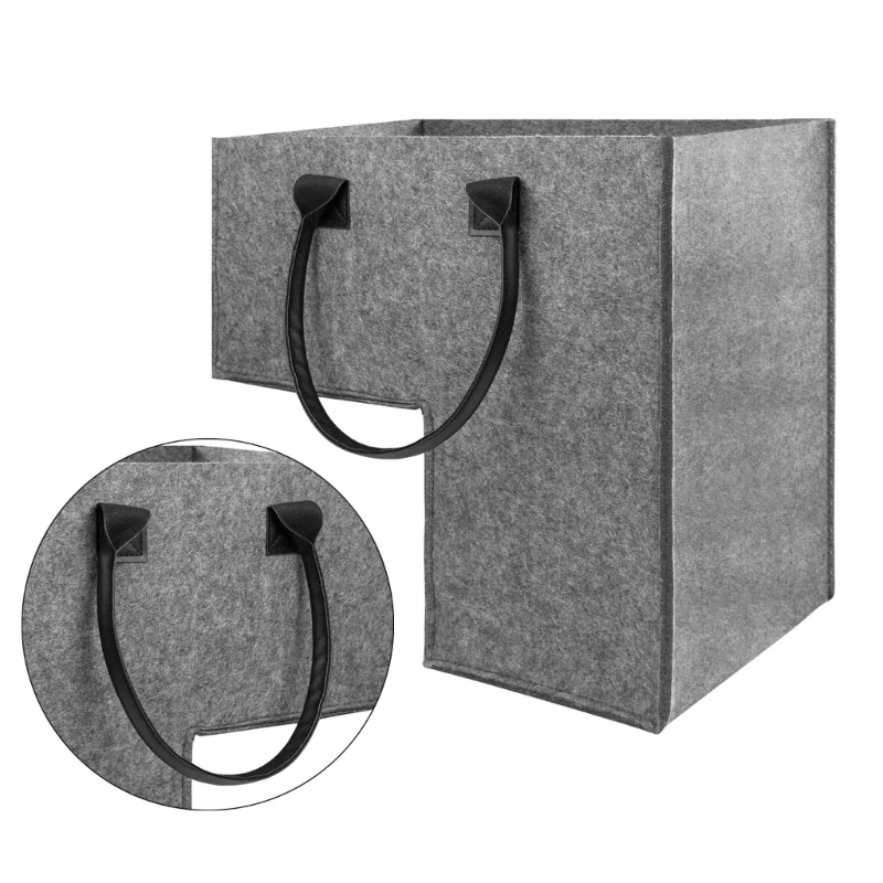Foldable Felt Step Basket Staircase Storage Convenient Storage Solution for Clothes and Household Goods