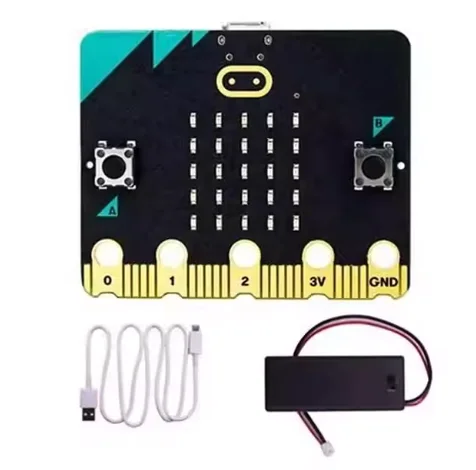 Scheda di sviluppo BBC microbit 2.0, programmazione grafica con auto Python, Mind+ e BXY