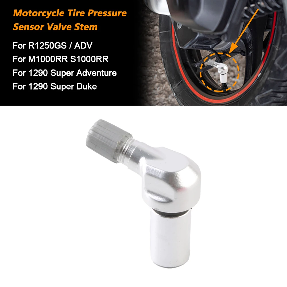 Motorrad-Radventildeckel aus Aluminium, Reifendrucksensor-Schraube für BMW R1250GS ADV S1000 RR M1000 RR 1290 Super Adventure