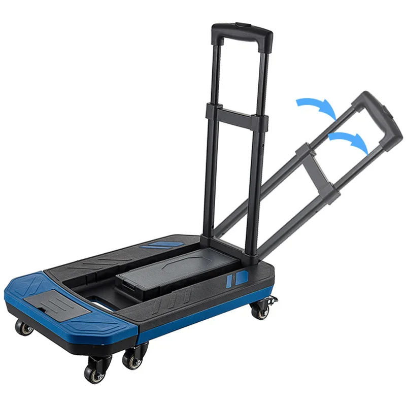ATPharmaceutical-Carrinho Dobrável Multifuncional, Carrinho Dobrável Portátil, Carrinho de Rodas, Carrinho de Mão para Bagagem, Acessórios do carro