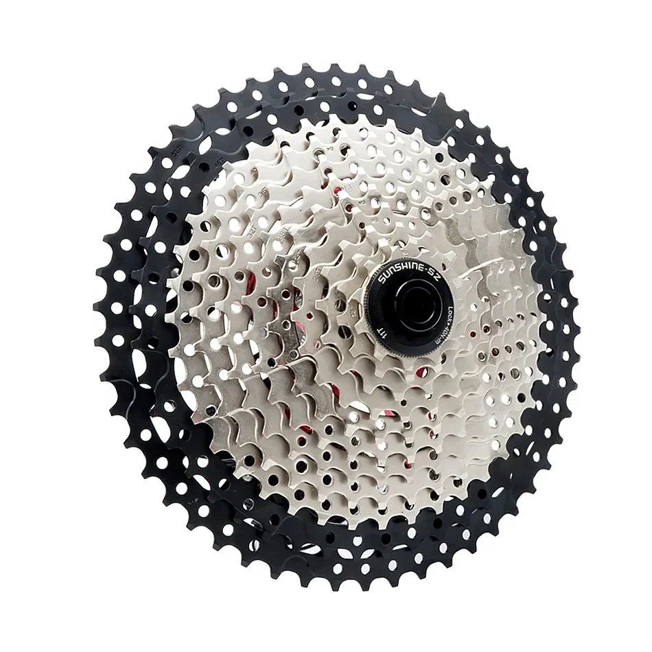 SUNSHINE-Cassette de bicicleta, piñón libre de 8/9/10/11/12 velocidades, 32/36T/40T/42T/46T/50T/52T, estructura HG, volante para image 5