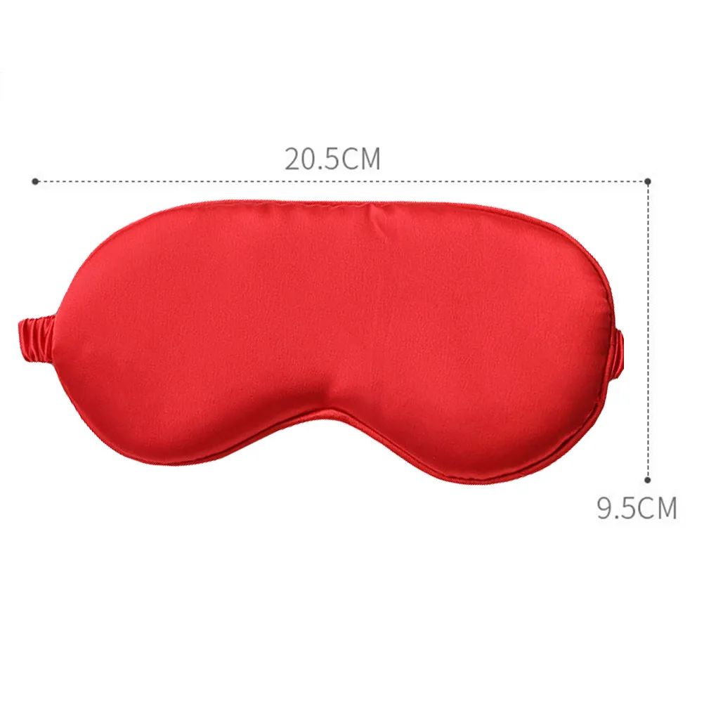 1Set Sleeping Mask Eye Mask Kit Silk Hair Tie Hairband Storage Bag Relieve Eye Fatigue Hair Tie Sleep Patch Ear Plugs