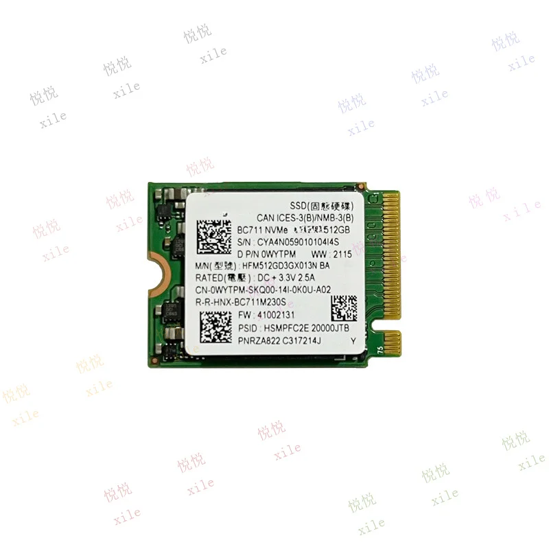 L+   For SK hynix BC 711 512GB SSD NVMe PCIe3.0x4 M.2 2230 Solid State Drive