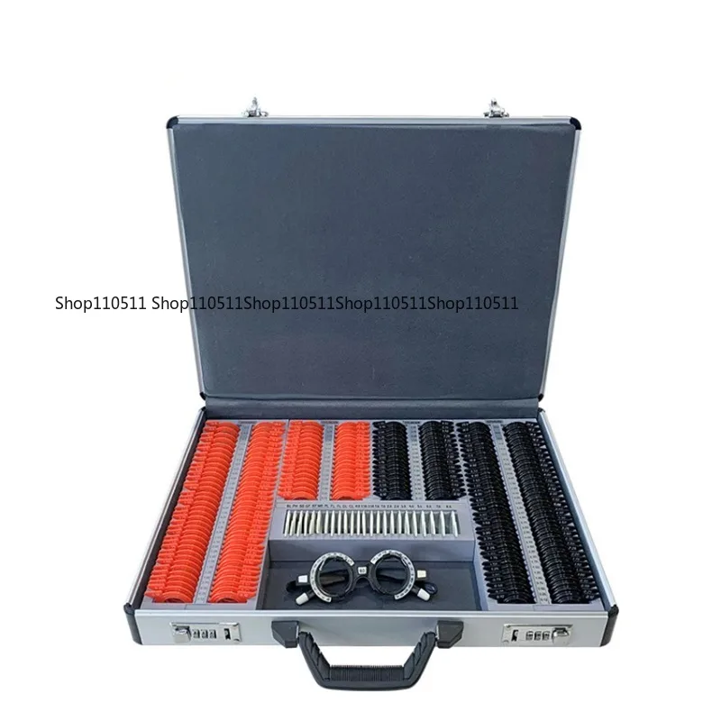 

232 шт., набор оптических пробных линз, коробка для линз очков, коробка для оптометрии, пластиковое кольцо, вставка для оптометрии, испытательная коробка, оптометрическое оборудование