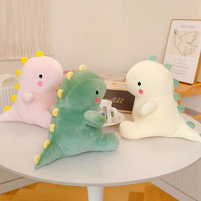 22cm Super Soft Cute Dinosaur Plush Doll Cartoon Stuffed Animal Dino Toy Sleep Hug Doll
