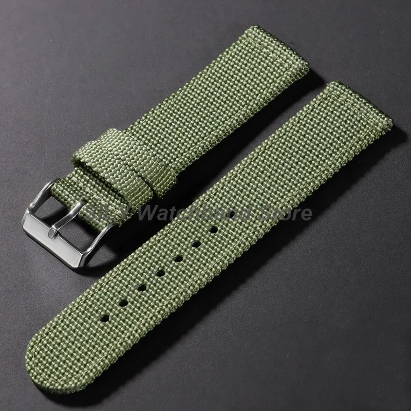 Pulseira de Relógio de Lona com Liberação Rápida 18mm 20mm 22mm 24mm, Faixa de Nylon para Homens e Mulheres, Acessórios de Substituição para Smartwatch