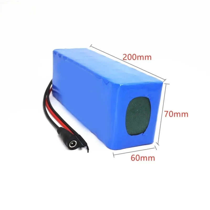 12V 3S10P 60AH Rechargeable Battery Pack 18650 Portable Li-ion Battery DC 12V 60000mAh with BMS Battery Pack+3A Charger