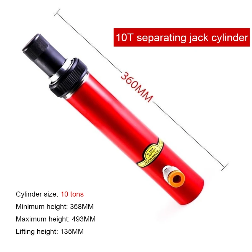 4/10T Separate Hydraulic Jack Manual Hydraulic Cylinder Separating Jacking Cylinder Vehicle Maintenance Tools Jack Oil Cylinder